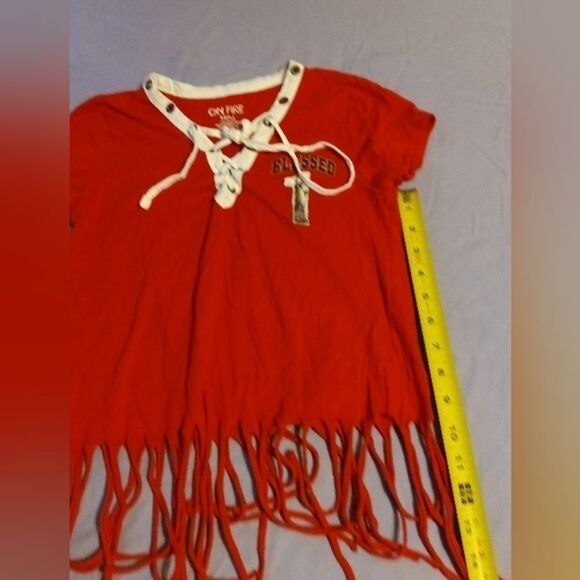 On Fire brand "Blessed America" Tank Top Size: 12 L (0401) - Picture 2 of 7